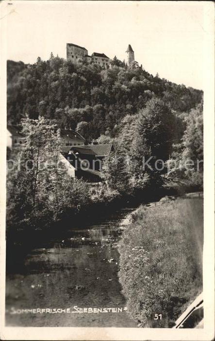 Seebenstein Burg Seebenstein