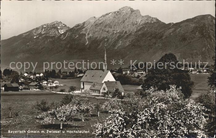 Bayerisch Gmain mit Zwiesel und Hochstaufen