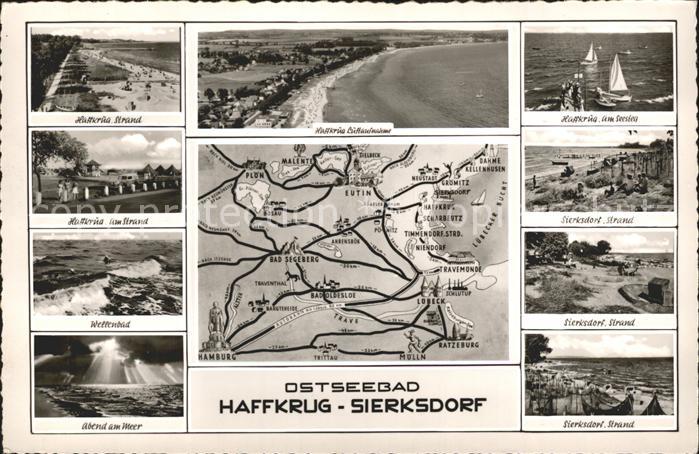 Haffkrug Sierksdorf Strandpartien Wellenbad Abendstimmung am Meer Fliegeraufnahm