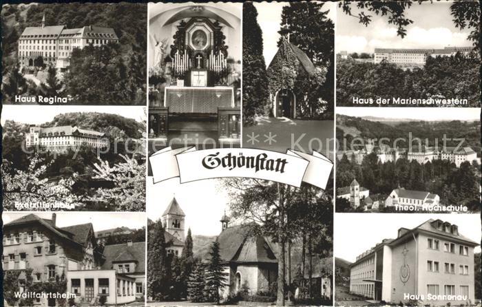 Schoenstatt Vallendar Haus Regina Kirche Inneres Exerzitienhaus Wallfahrtsheim H