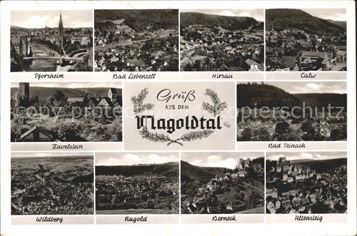 Pforzheim mit Bad Liebenzell Hirsau Calw Zavelstein Bad Teinach Wildberg Nagold