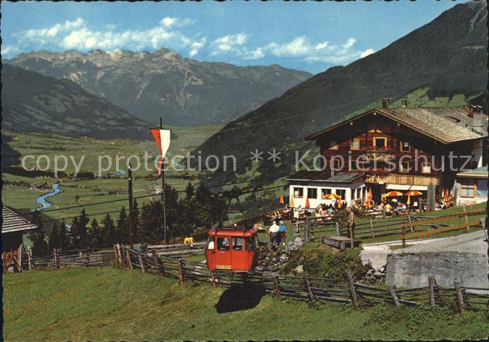 Zell Ziller Tirol Gasthof Grindlalm Enzian Sepp Seilbahn