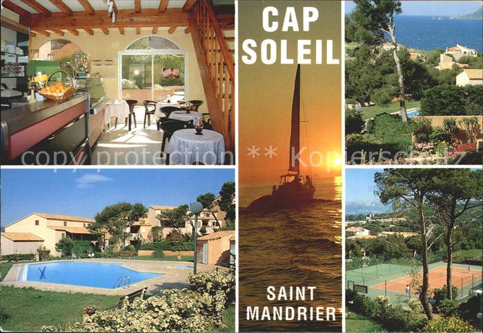 Saint-Mandrier-sur-Mer Cap Soleil Gastraum Swimmingpool Tennisplatz