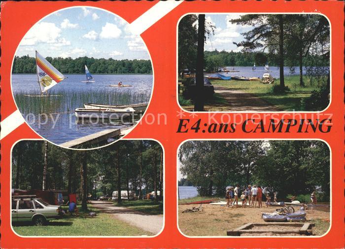 Vittaryd Ljungby E4 ans Camping Toftaholm Bootspartie Strand Spielplatz