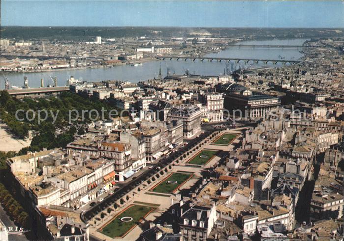 Bordeaux Vue panoramique les allees de Tournay e