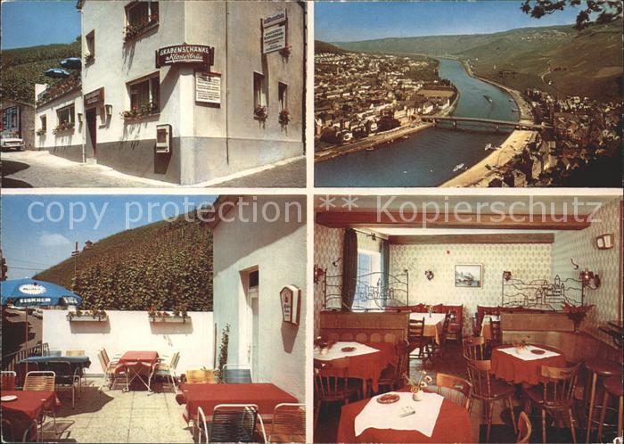 BERNKASTEL-KUES Berncastel Rheinland-Pfalz Restaurant Zur Grabenschenke Terrasse