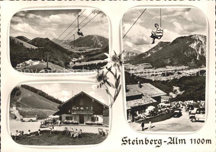 Ruhpolding Bayern Steinbergalm Sessellift Bahnhof