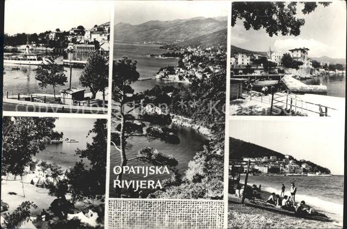 Opatija Abbazia Panorama Teilansichten