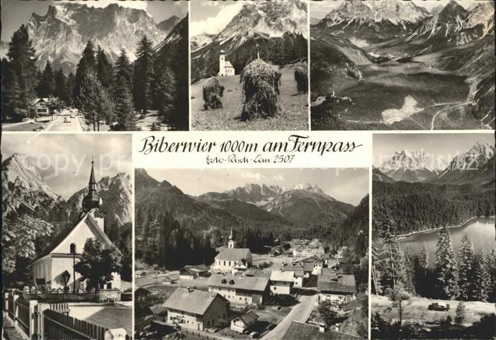 Biberwier Tirol Landschafts Panorama Kirche Ortsansicht