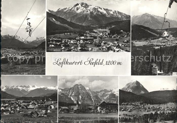 Seefeld Tirol Totalansichten Panorama Sessellift