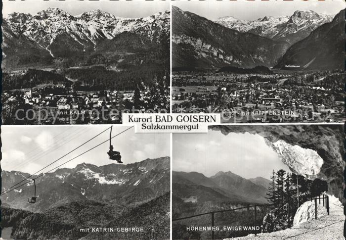 Bad Goisern Salzkammergut Mit Kalm Krippenstein Katrin Gebirge Hoehenweg Ewige W