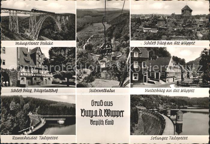 Burg Wupper Muengstener Bruecke Schloss Burg Burgstallhof Sesselbahn Unterburg R