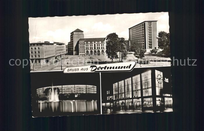 DORTMUND  CITY Altes und neues Stadthaus Westfalenhalle Hotel