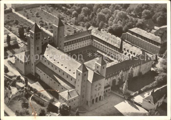 Muensterschwarzach Benediktinerabtei Fliegeraufnahme