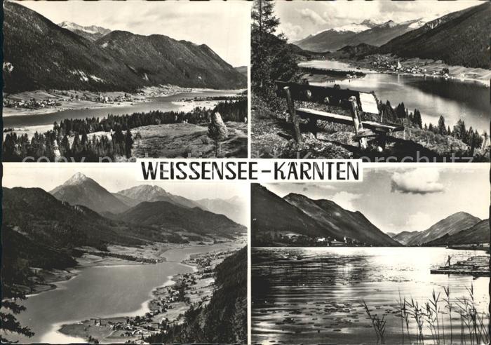 Weissensee Kaernten Teilansichten