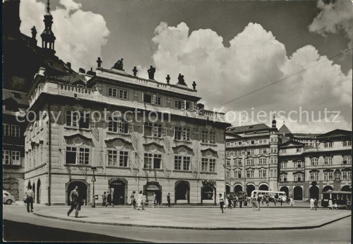 Praha Prahy Prague Kleinseitner Ring Haus zum Steinernen Tisch