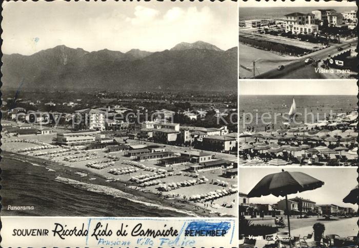 Camaiore Lido di Camairoe Viali a mare Spiaggia Viali Lungomare