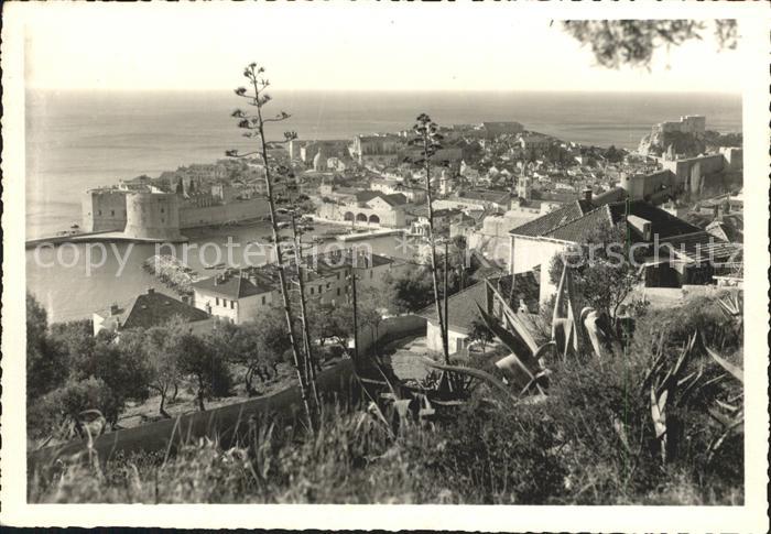 Dubrovnik Ragusa Ortsansicht Hafenpartie
