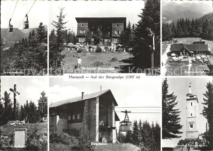 Mariazell Steiermark Schwebebahn Berghotel Buergeralpe Alpenvereinshaus Kernstoc