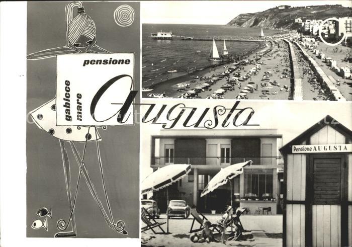 Gabicce Mare Pensione Augusta Strandpartie