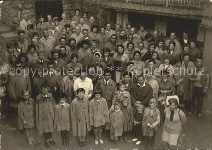 Saalfeld Saale Feengrotten Gruppenaufnahme