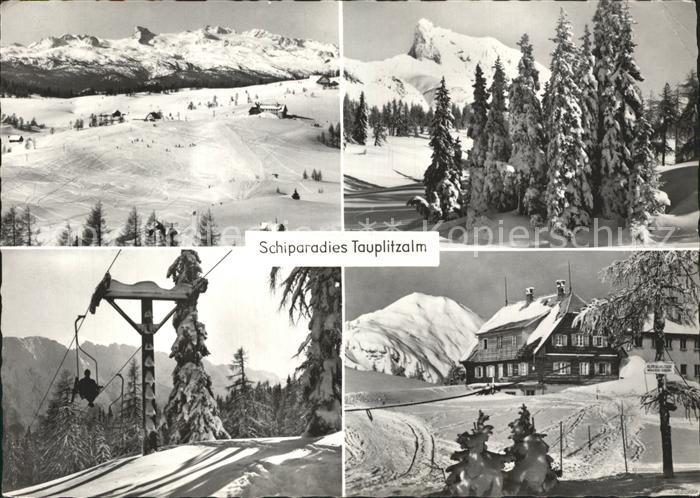 Tauplitzalm Skipisten Sessellift