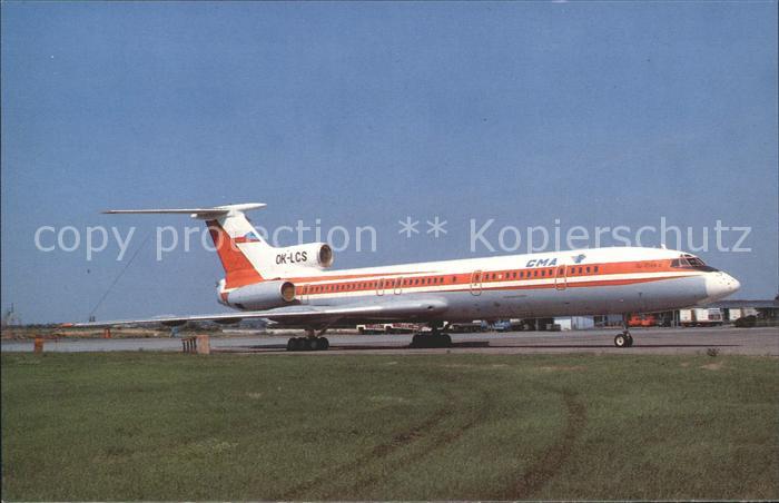 Flugzeuge Zivil Cargo Moravia Airlines TU-154B-2 OK-LCS