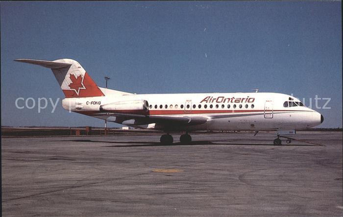 Flugzeuge Zivil Air Canada Connector Air Ontario Fokker F28-1000