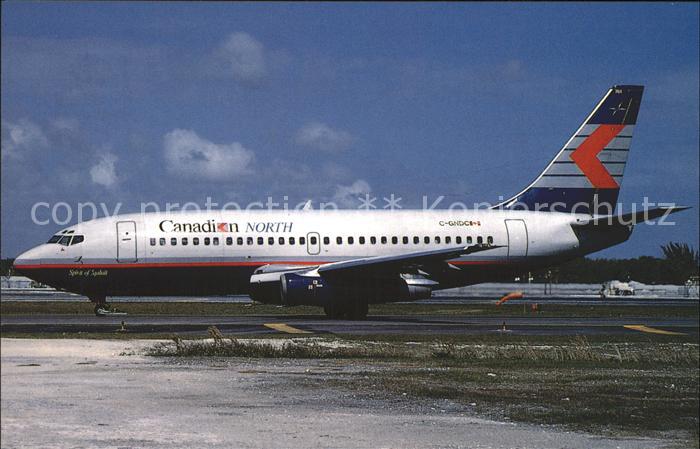 Flugzeuge Zivil Canadian North Boeing 737-242C c/n 21728 C-GNDC