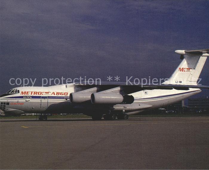 Flugzeuge Zivil Metro Cargo Ilyushin 76TD LZ-INK