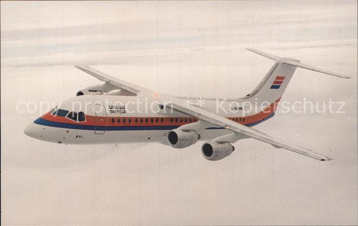 Flugzeuge Zivil United Express Ar Winsconsin British Aerospace BAe 146-300