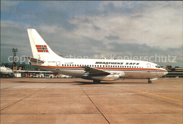 Flugzeuge Zivil Braathens S.A.F.E. Boeing 737-205 LN-SU