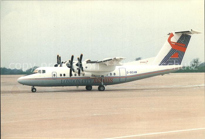 Flugzeuge Zivil London City Airways DHC-7-110 Dash 7 G-BOAW C/N 11