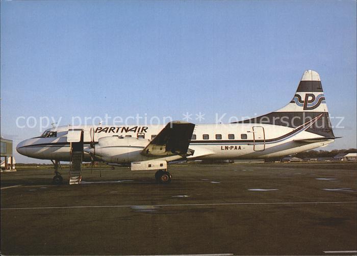 Flugzeuge Zivil Partnair CV580 LN-PAA