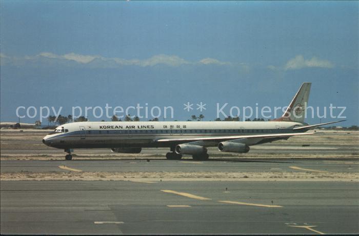 Flugzeuge Zivil Korean Air Lines McDonnell-Douglas DC8-63CF N8636