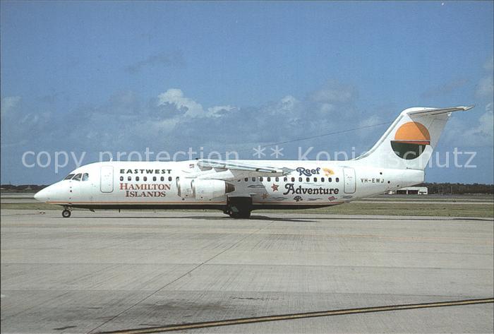 Flugzeuge Zivil Eastwest Airlines BAe 146-300 VH-EWJ cn