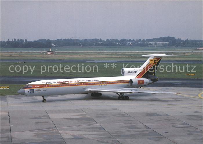 Flugzeuge Zivil META Makedonia TU154M RA-85745 c/n 929