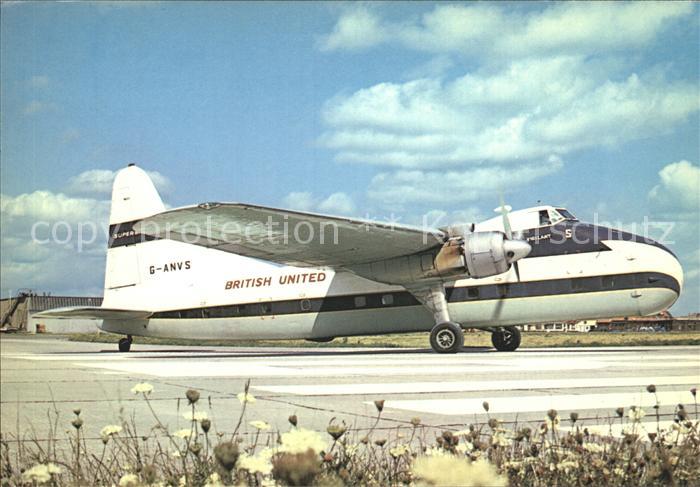Flugzeuge Zivil British United Bristol 170 Mk 32 G-ANVS cn 13252