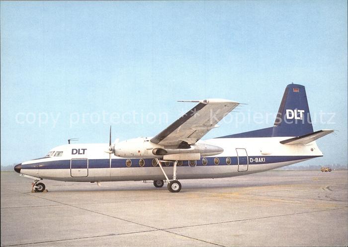 Flugzeuge Zivil DLT Fokker F27