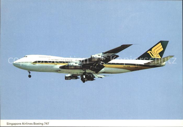 Flugzeuge Zivil Singapore Airlines Boeing 747