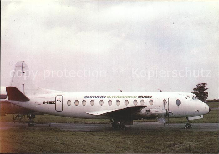 Flugzeuge Zivil Southern International Cargo Vickers Viscount 700 G-BBDK