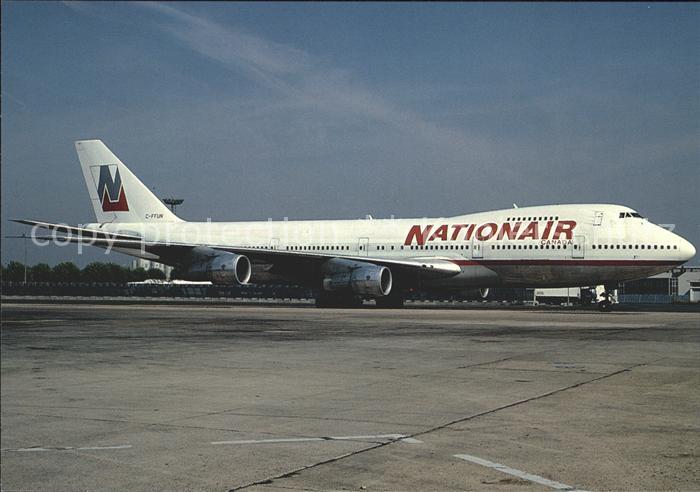 Flugzeuge Zivil Nationair Canada C-FFUN Boeing 747-124