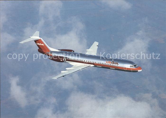 Flugzeuge Zivil USAir Fokker 100 N85OUS