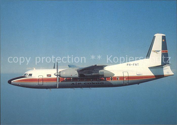 Flugzeuge Zivil Air Congo Fokker F27 Mk600 PH-FNT