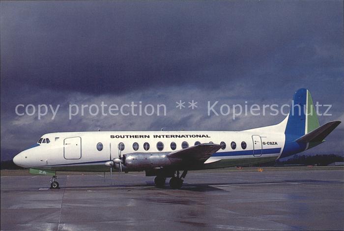 Flugzeuge Zivil Southern International Vickers Viscount 807 G-CSZA c/n 282