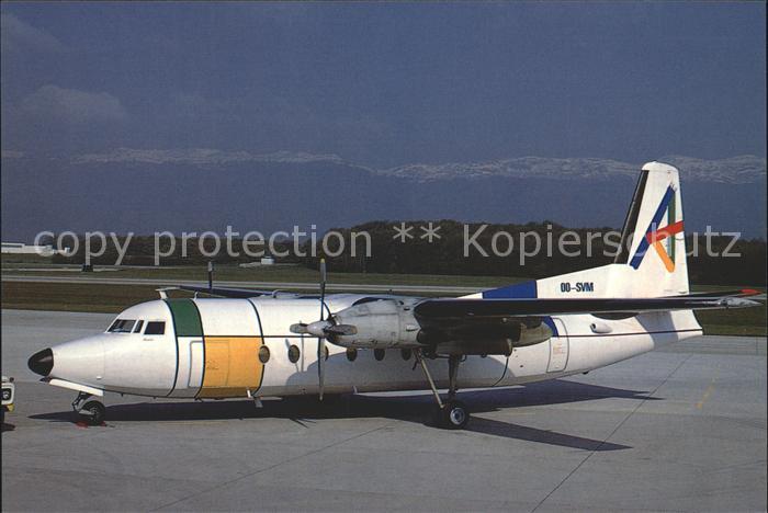 Flugzeuge Zivil Servisair Fokker F27-100 OO-SVM c/n 10121
