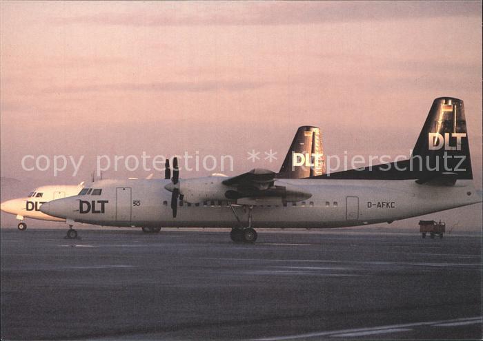 Flugzeuge Zivil DLT Fokker 50 D-AFKC
