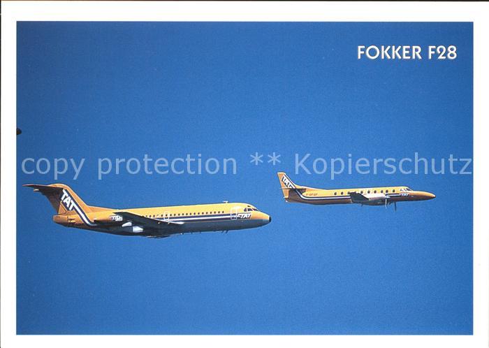 Flugzeuge Zivil TAT Fokker F28