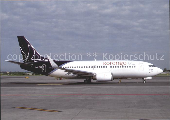 Flugzeuge Zivil Korongo Airlines B-737-3M8 OO-LTM c/n 25070