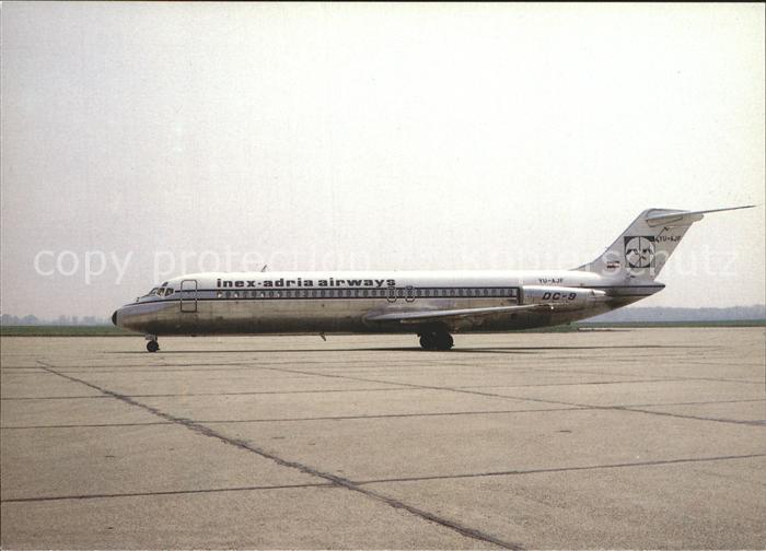 Flugzeuge Zivil Inex Adria Airways DC-9-32 YU-AJF